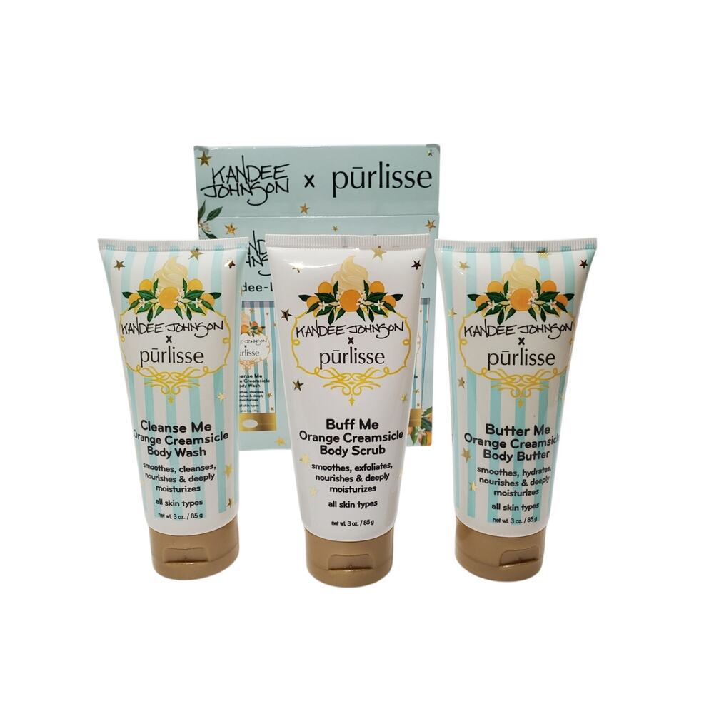 Kandee Johnson x Purlisse Orange Creamsicle Body Set NEW